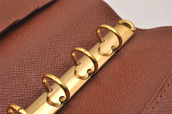 Authentic Louis Vuitton Monogram Agenda PM Notebook Cover R20005 LV 6957J