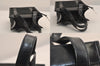 Authentic GUCCI Vintage Hand Tote Bag Purse Mesh Leather Black 6957M
