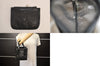Authentic GUCCI Vintage Hand Tote Bag Purse Mesh Leather Black 6957M