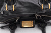 Authentic Chloe Paddington Vintage Leather Shoulder Hand Bag Purse Black 6958I