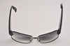 Authentic CHANEL Sunglasses CC Logos CoCo Mark Rhinestone 4117-B Black 6958J