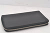 Authentic Louis Vuitton Epi Zippy Organizer Long Wallet Navy M60665 LV 6958K