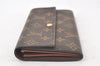 Authentic Louis Vuitton Monogram Portefeuille Sarah Purse Wallet M61734 LV 6959K