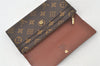 Authentic Louis Vuitton Monogram Portefeuille Sarah Purse Wallet M61734 LV 6959K