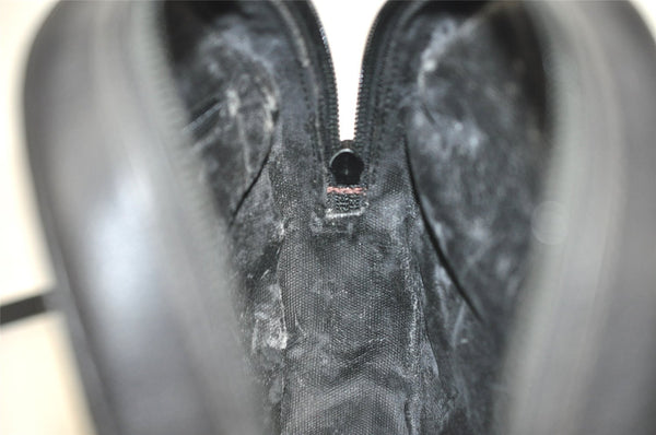 Authentic GUCCI Vintage Shoulder Cross Body Bag GG Canvas Leather Black 6960I