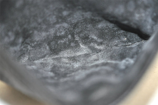 Authentic GUCCI Vintage Shoulder Cross Body Bag GG Canvas Leather Black 6960I