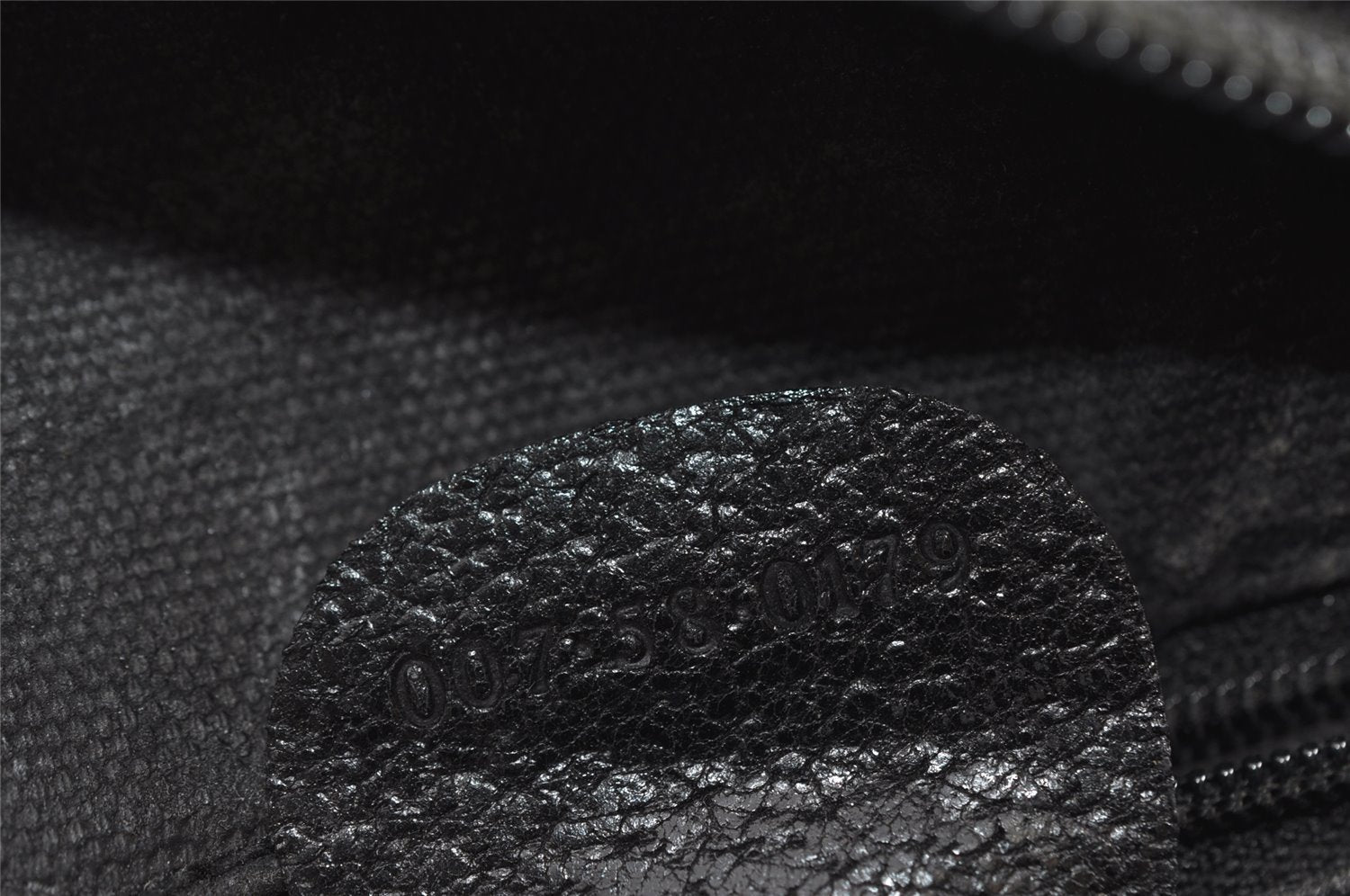 Authentic GUCCI Vintage Shoulder Cross Body Bag GG Canvas Leather Black 6960I