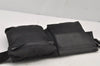 Authentic GUCCI Vintage Waist Body Bag Purse GG Canvas Leather 28566 Black 6960J