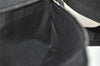 Authentic GUCCI Vintage Waist Body Bag Purse GG Canvas Leather 28566 Black 6960J