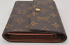 Authentic Louis Vuitton Monogram Porte Tresor Etui Papier Wallet M61202 LV 6960K