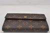 Authentic Louis Vuitton Monogram Porte Tresor Etui Papier Wallet M61202 LV 6960K