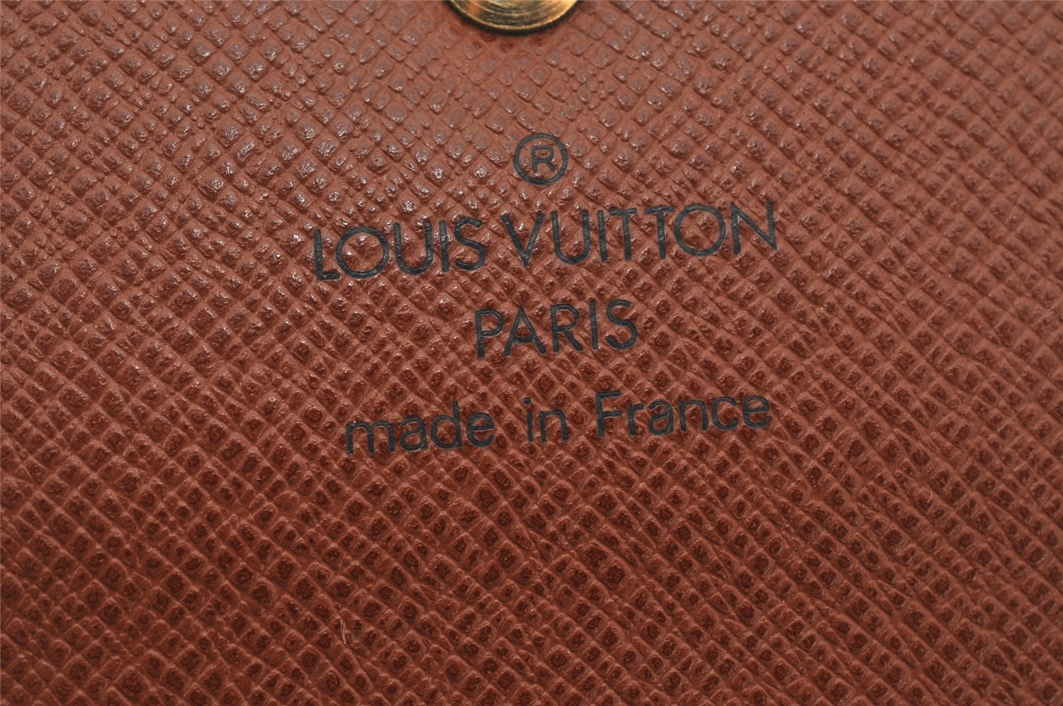 Authentic Louis Vuitton Monogram Porte Tresor Etui Papier Wallet M61202 LV 6960K