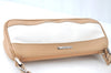Authentic GUCCI Vintage Hand Bag Pouch Purse Canvas Leather 92820 White 6961J
