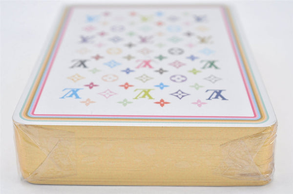 Auth Louis Vuitton Monogram Multicolor Takashi Murakami Playing Cards Box 6961K