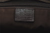 Authentic GUCCI Vintage Shoulder Tote Bag GG PVC Leather 181084 Brown 6962I