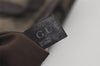 Authentic GUCCI Vintage Shoulder Tote Bag GG PVC Leather 181084 Brown 6962I