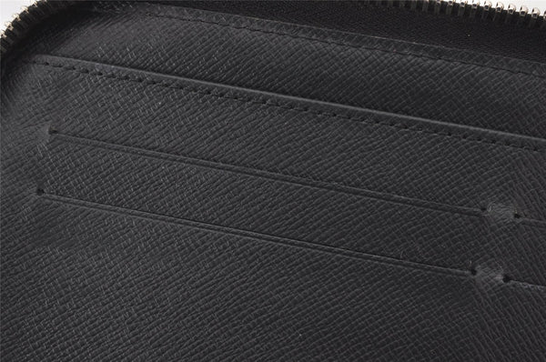 Authentic Louis Vuitton Epi Zippy Organizer NM Long Wallet Black M62643 LV 6962K