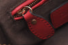Authentic Chloe Paraty Small 2Way Shoulder Hand Bag Purse Leather Red 6963I