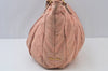 Authentic MIU MIU Vintage Leather 2Way Shoulder Hand Tote Bag Pink 6965I
