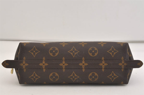 Auth Louis Vuitton Monogram Trousse Demi Ronde 23 Cosmetic Pouch M47520 LV 6965J