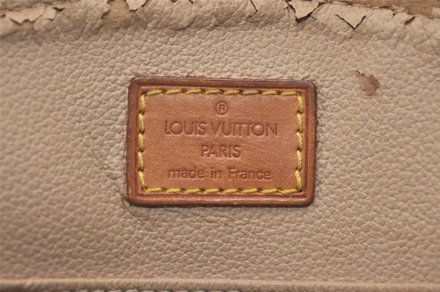 Auth Louis Vuitton Monogram Trousse Demi Ronde 23 Cosmetic Pouch M47520 LV 6965J