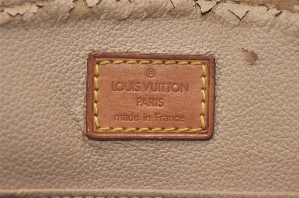 Auth Louis Vuitton Monogram Trousse Demi Ronde 23 Cosmetic Pouch M47520 LV 6965J