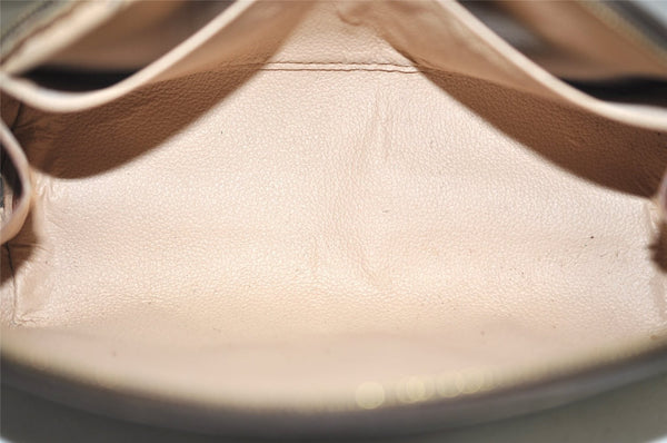 Auth Louis Vuitton Monogram Trousse Demi Ronde 23 Cosmetic Pouch M47520 LV 6965J