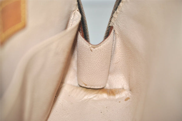 Auth Louis Vuitton Monogram Trousse Demi Ronde 23 Cosmetic Pouch M47520 LV 6965J