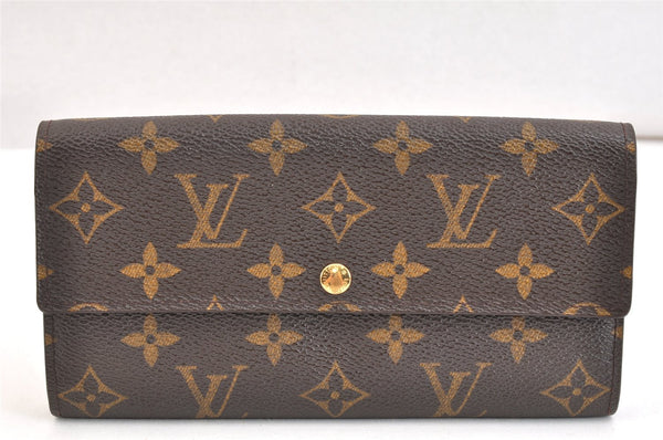 Authentic Louis Vuitton Monogram Portefeuille Sarah Purse Wallet M61734 LV 6965K