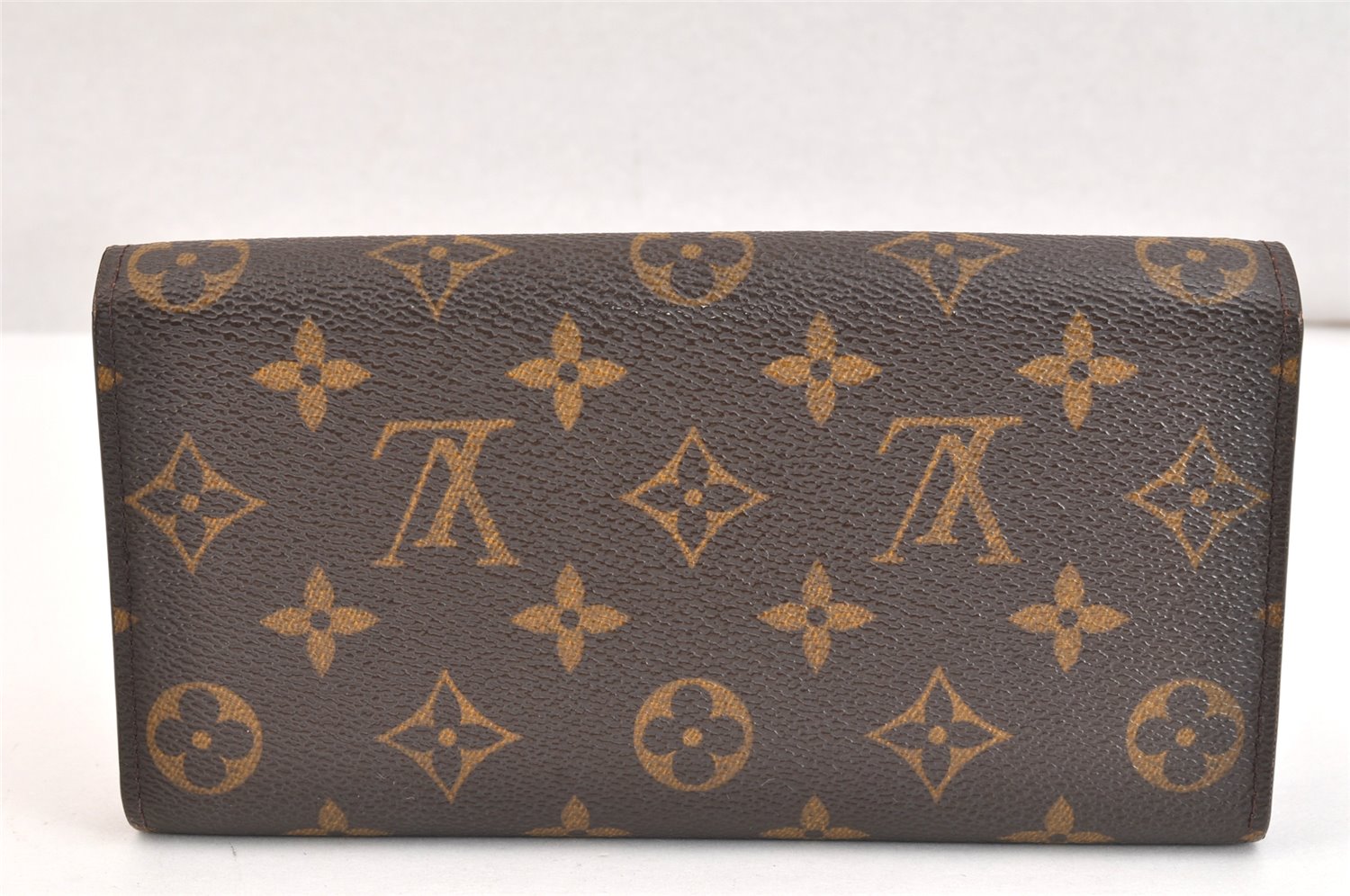 Authentic Louis Vuitton Monogram Portefeuille Sarah Purse Wallet M61734 LV 6965K