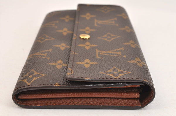 Authentic Louis Vuitton Monogram Portefeuille Sarah Purse Wallet M61734 LV 6965K