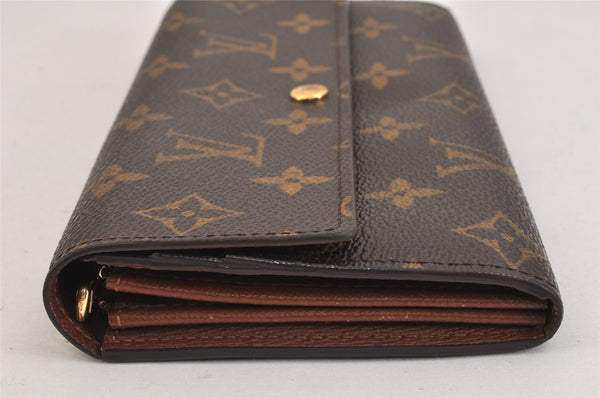 Authentic Louis Vuitton Monogram Portefeuille Sarah Purse Wallet M61734 LV 6965K