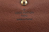 Authentic Louis Vuitton Monogram Portefeuille Sarah Purse Wallet M61734 LV 6965K