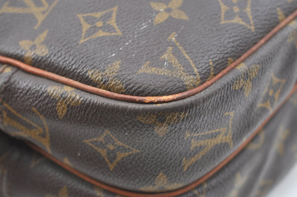 Authentic Louis Vuitton Monogram Reporter PM Shoulder Cross Bag M45254 LV 6966H