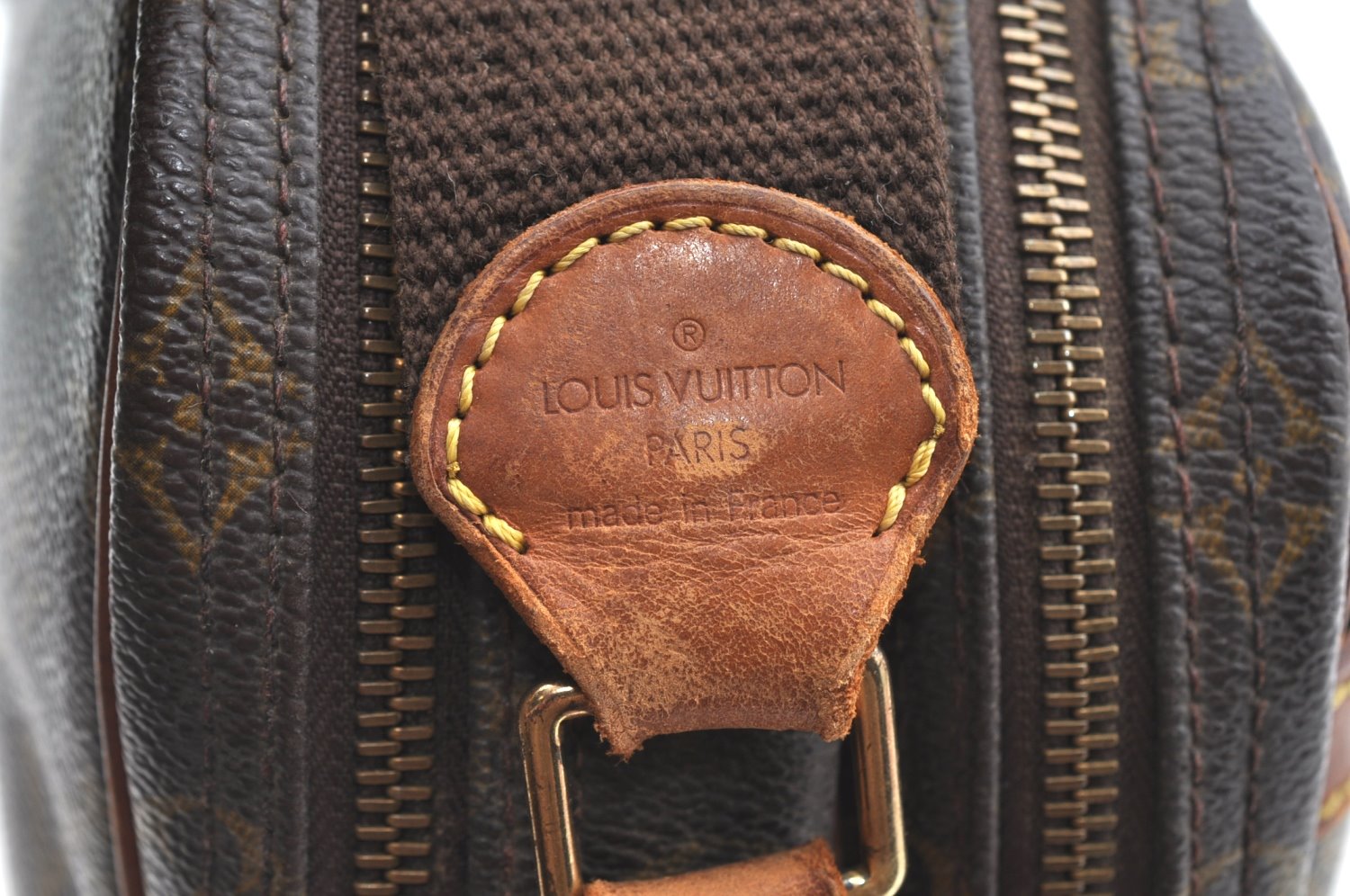 Authentic Louis Vuitton Monogram Reporter PM Shoulder Cross Bag M45254 LV 6966H