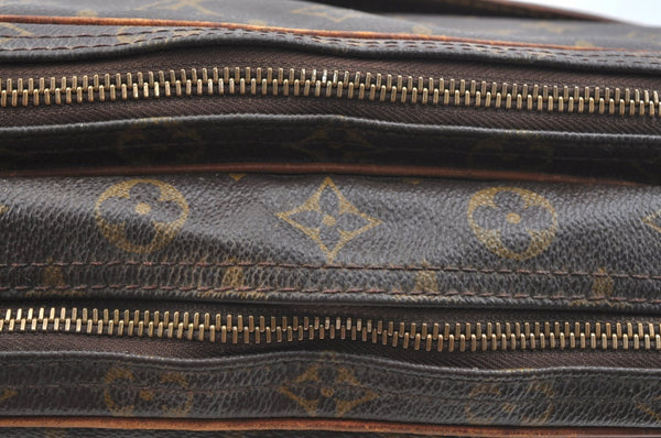 Authentic Louis Vuitton Monogram Reporter PM Shoulder Cross Bag M45254 LV 6966H