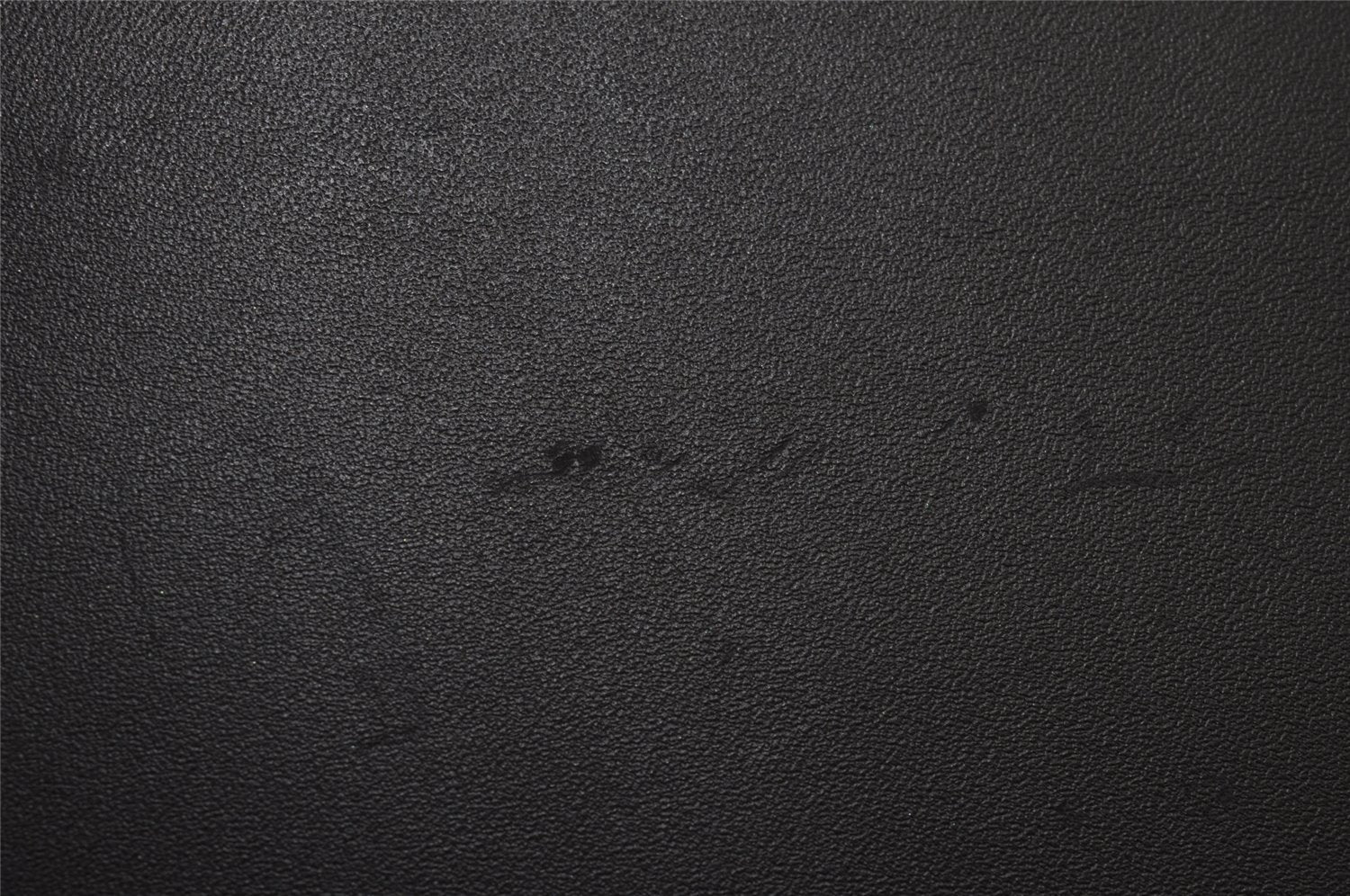 Authentic GUCCI Ghost LIFE IS GUCCI Clutch Bag Leather 445597 Black Box 6966I