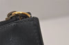 Authentic GUCCI Ghost LIFE IS GUCCI Clutch Bag Leather 445597 Black Box 6966I