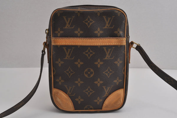 Authentic Louis Vuitton Monogram Danube Shoulder Cross Body Bag M45266 LV 6966J