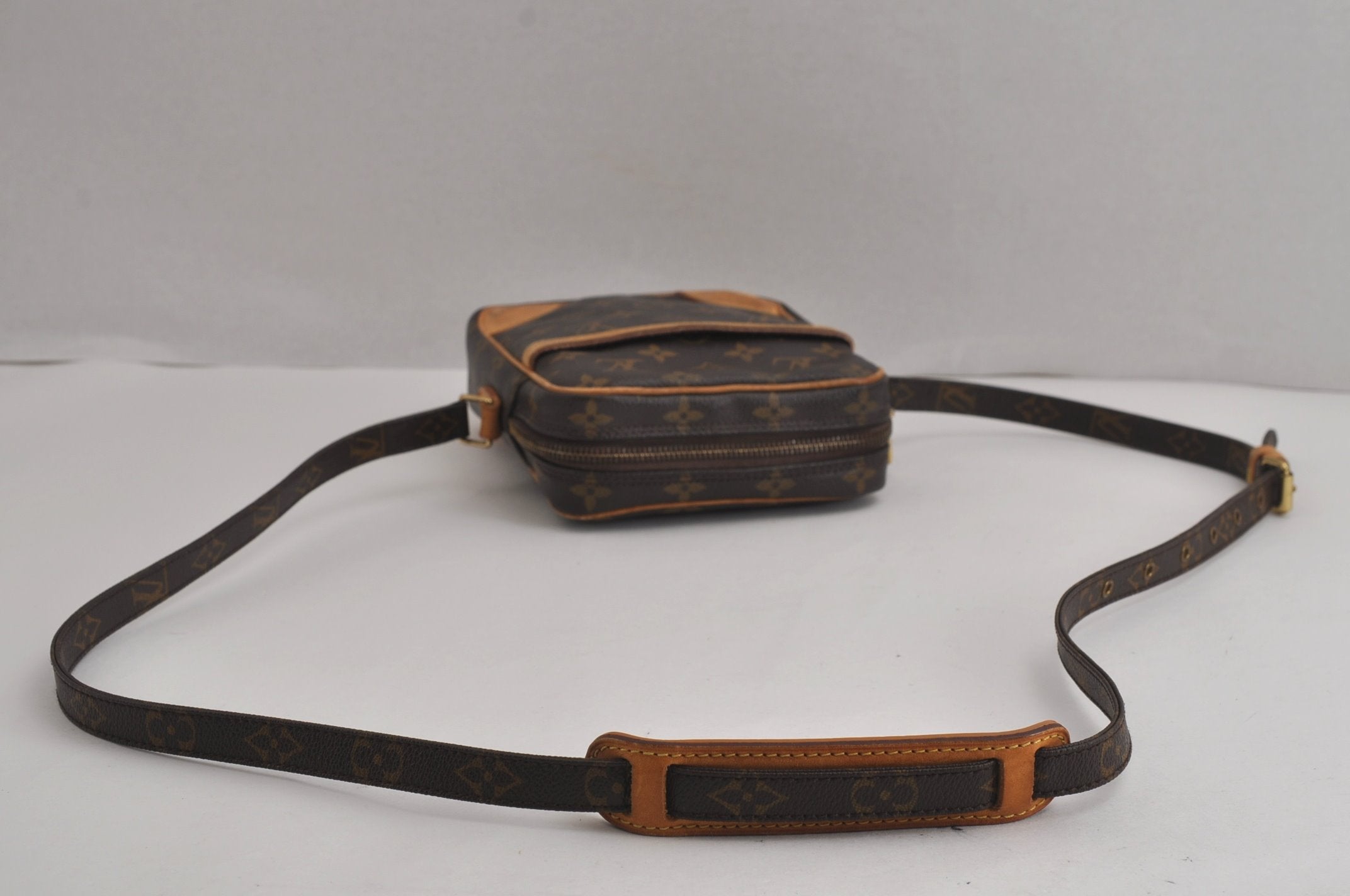 Authentic Louis Vuitton Monogram Danube Shoulder Cross Body Bag M45266 LV 6966J