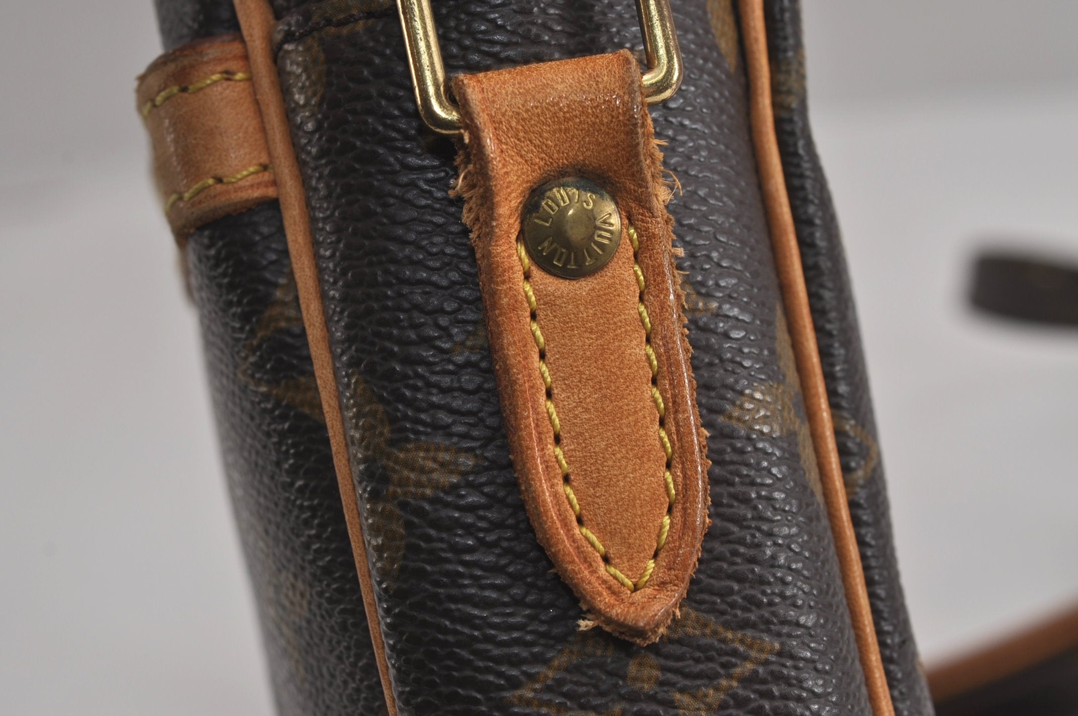 Authentic Louis Vuitton Monogram Danube Shoulder Cross Body Bag M45266 LV 6966J