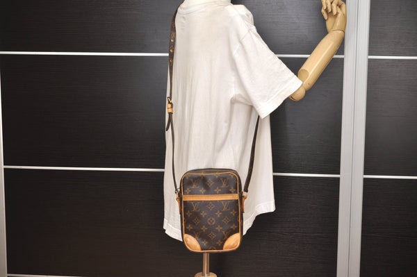Authentic Louis Vuitton Monogram Danube Shoulder Cross Body Bag M45266 LV 6966J