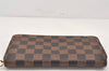 Authentic Louis Vuitton Damier Zippy Long Wallet Purse N60015 LV 6966K