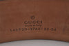 Auth GUCCI Interlocking G Belt GG PVC Leather 85cm 33.5" 142930 Brown Box 6967I