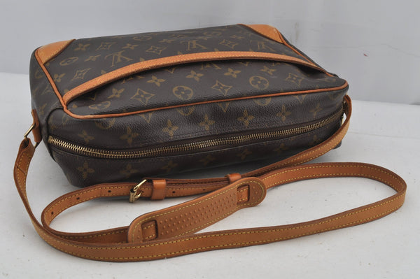 Authentic Louis Vuitton Monogram Trocadero 30 Shoulder Cross Bag M51272 LV 6967J