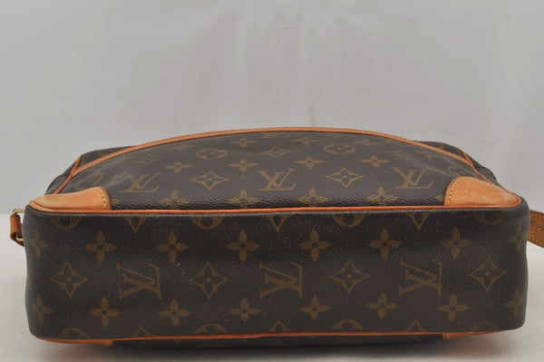 Authentic Louis Vuitton Monogram Trocadero 30 Shoulder Cross Bag M51272 LV 6967J