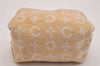 Authentic CELINE C Macadam Blason Pouch Handkerchief Set Pile Beige Box 6968J