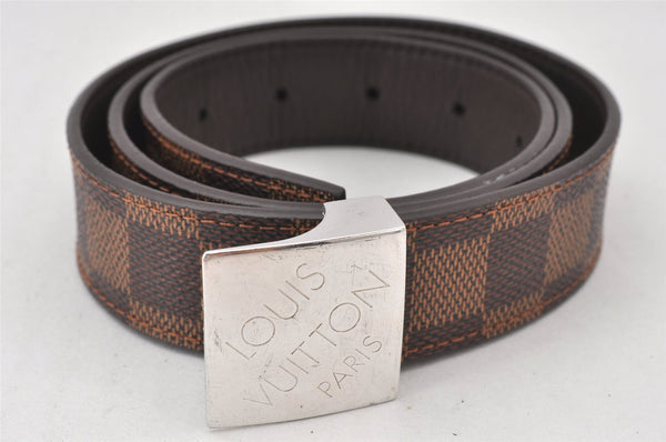 Authentic Louis Vuitton Damier Ceinture Carre Belt 85cm 33.5" M6803 LV 6968K