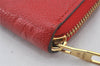 Authentic Louis Vuitton Monogram Empreinte Zippy Wallet Red M60547 LV 6969K