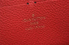 Authentic Louis Vuitton Monogram Empreinte Zippy Wallet Red M60547 LV 6969K